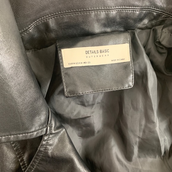 Details Basic leather Jacket M - Picture 6 of 6